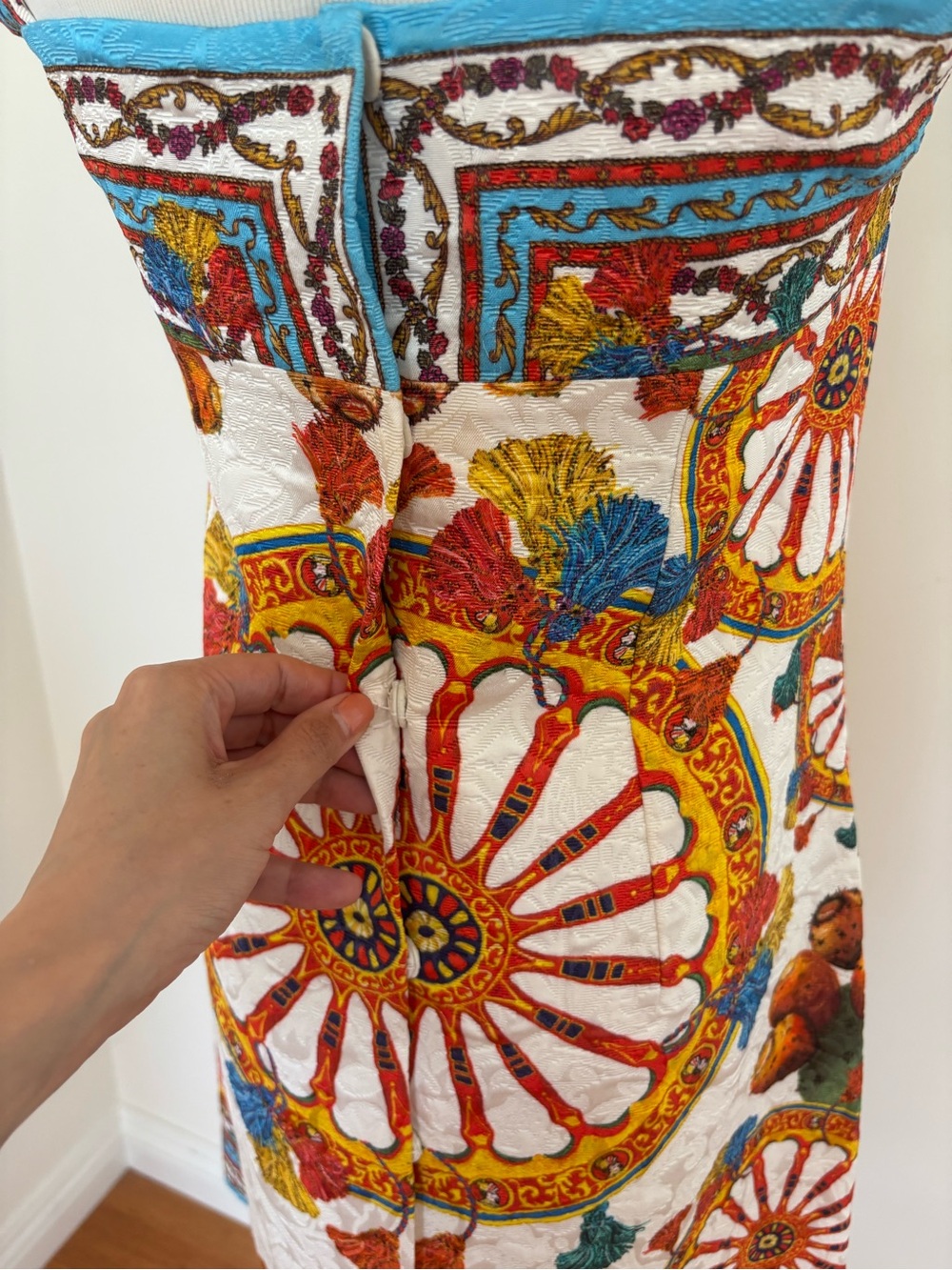 Dolce&Gabbana Sicilian Carretto Print Dress, Circa 2014 - Picture 6 of 10